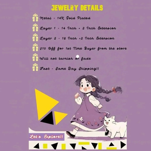 ▶ 2 LAYER GOLD LETTER INITIAL COIN HEXAGONAL PENDANT  DAINTY NECKLACE, ELDM22335 - Picture 2 of 16